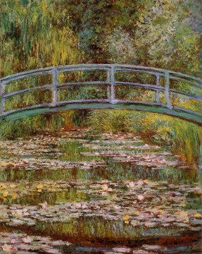 der Wasser Lilien Teich aka japanische Brücke Claude Monet Ölgemälde